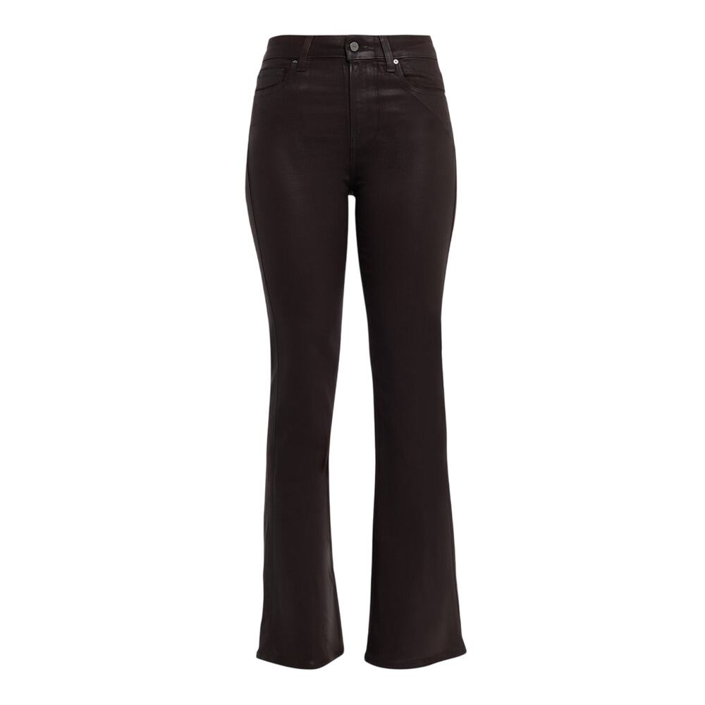 Paige Coated Black Laurel Canyon Denim Jeans Size 29